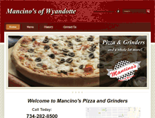 Tablet Screenshot of mancinosofwyandotte.com